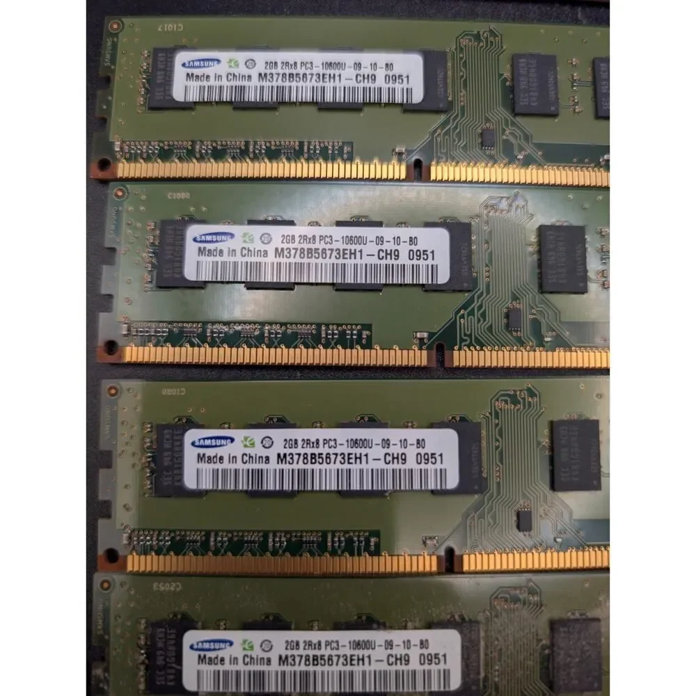 Lot of 5 RAM Sticks • 4×2GB DDR3 + 1×2GB DDR2 • Parts/Repair • UMM Finds